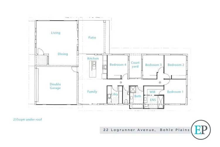 Floorplan of Homely house listing, 22 Logrunner Avenue, Bohle Plains QLD 4817