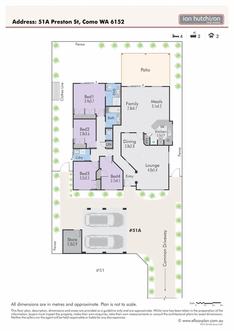 Floorplan of Homely house listing, 51A Preston St, Como WA 6152