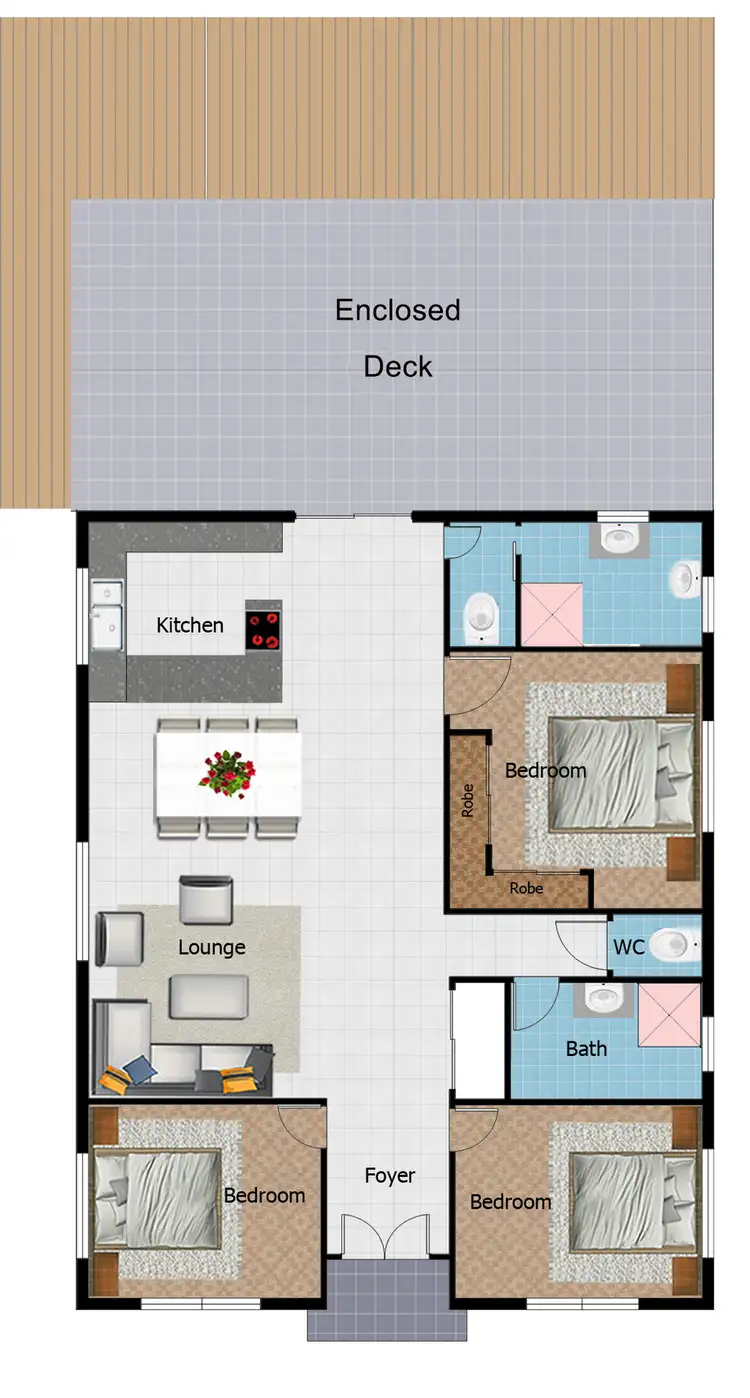 Floorplan of Homely house listing, 26 Howitson Drive, Balgal Beach QLD 4816