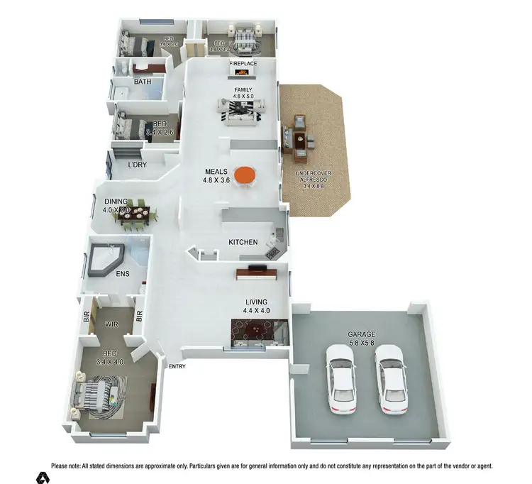 Floorplan of Homely house listing, 47 Trisha Drive, Rowville VIC 3178