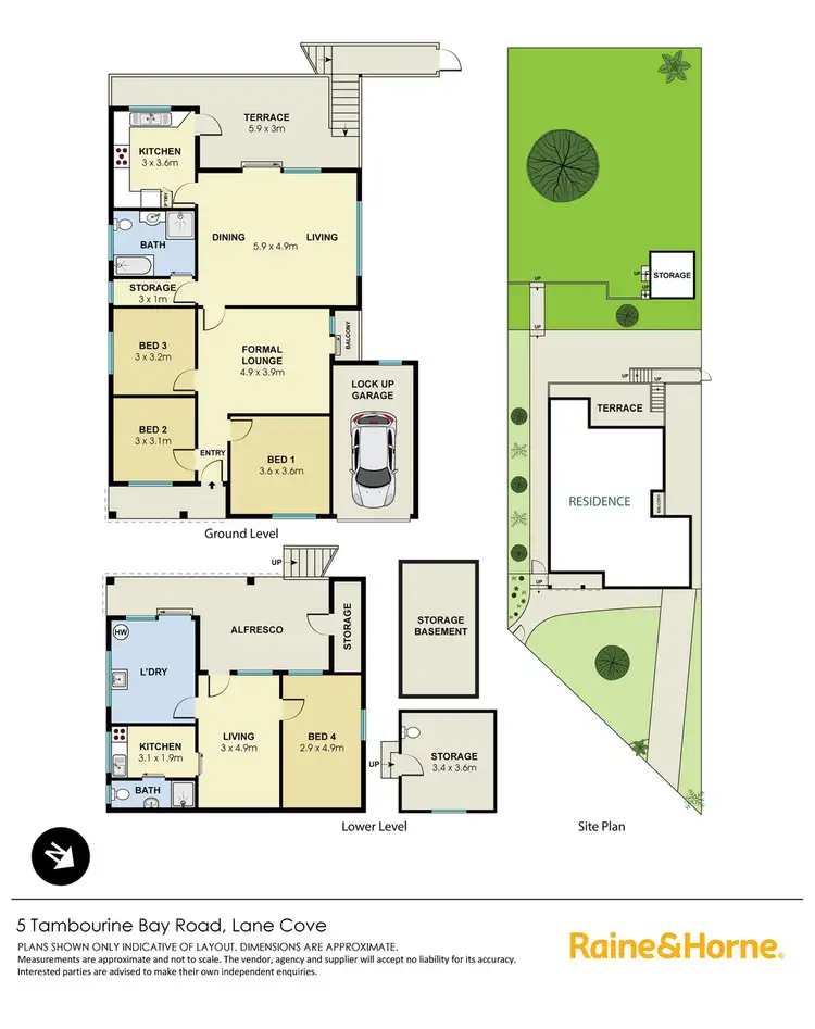 Floorplan of Homely house listing, 5 Tambourine Bay Road, Lane Cove NSW 2066