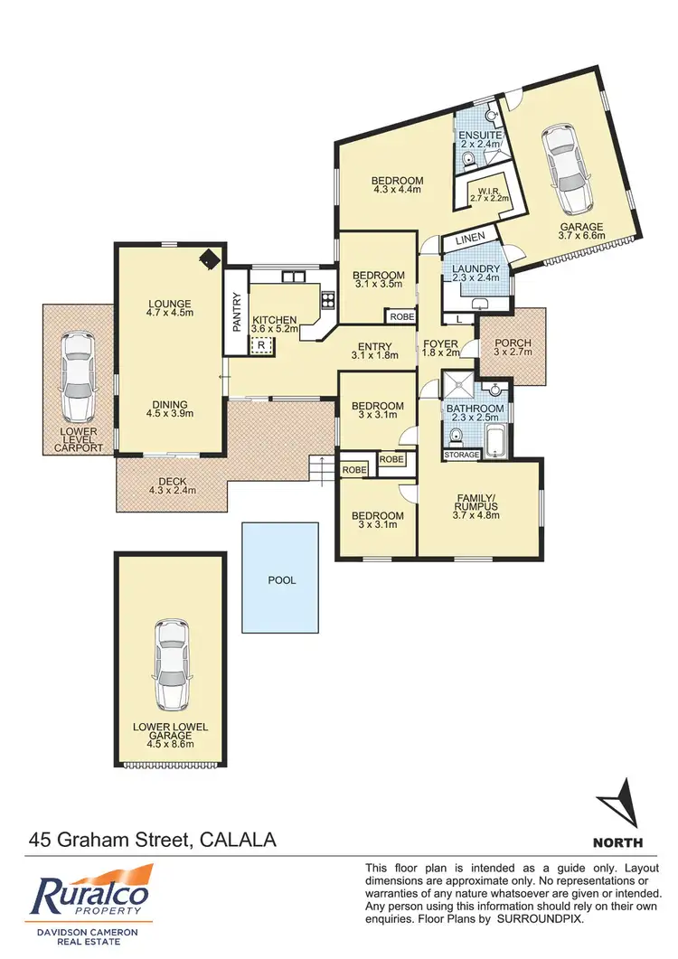 Floorplan of Homely house listing, 45 Graham Street, Tamworth NSW 2340
