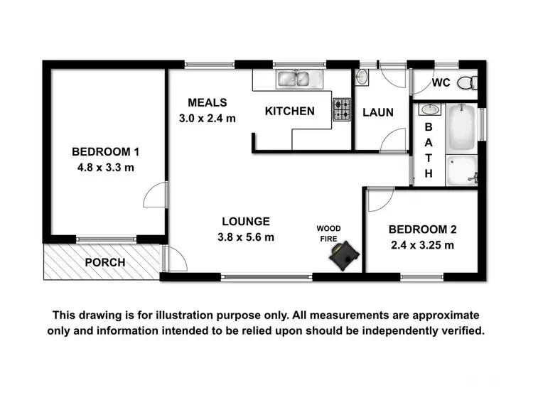 Floorplan of Homely house listing, 66 & 69 Second Street, Frances SA 5262