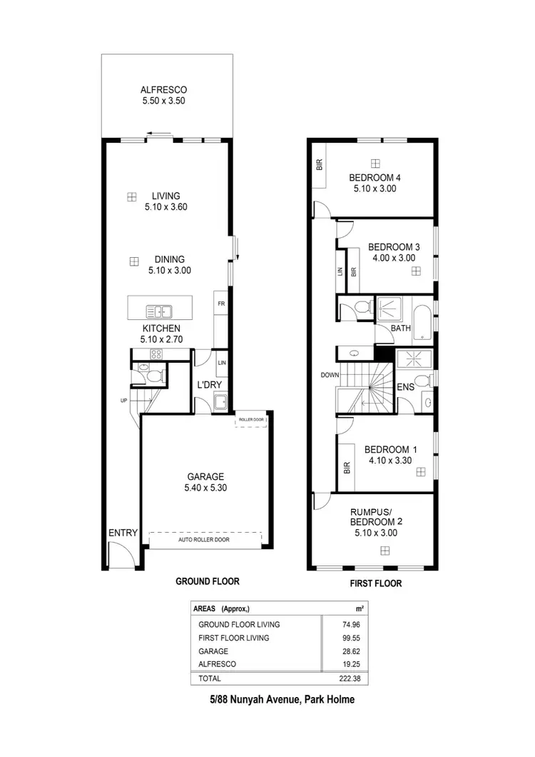Floorplan of Homely house listing, 5/88 Nunyah Avenue, Park Holme SA 5043