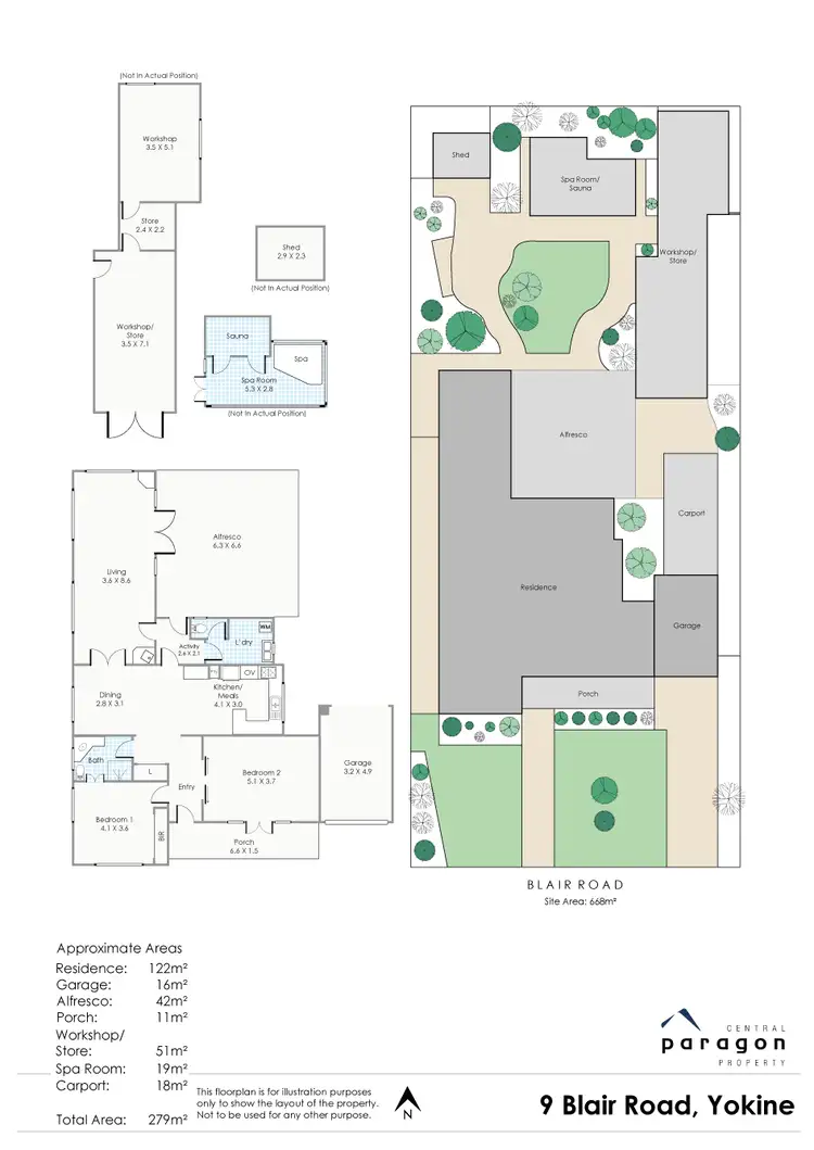 Floorplan of Homely house listing, 9 Blair Road, Yokine WA 6060