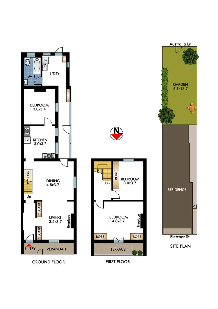 Floorplan of Homely house listing, 124 Fletcher Street, Woollahra NSW 2025