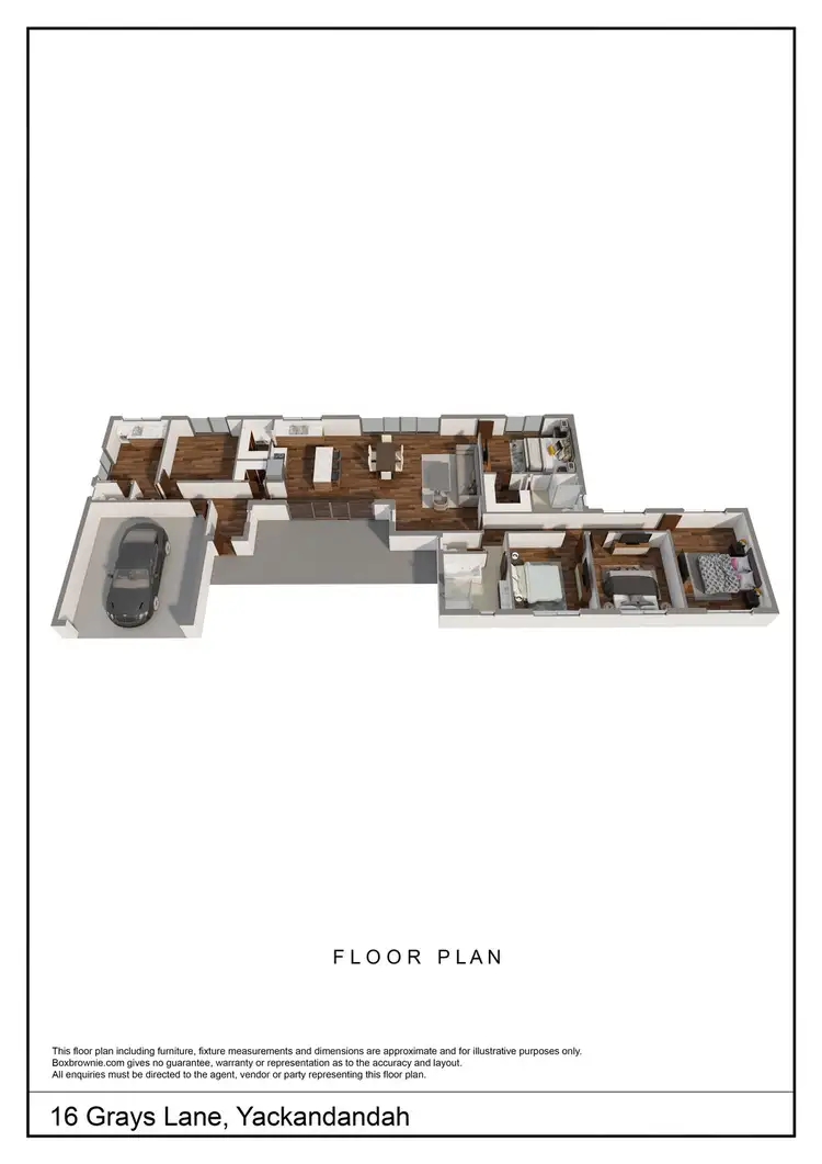 Floorplan of Homely rural property listing, 16 Grays Lane, Osbornes Flat VIC 3691