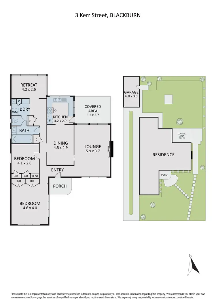 Floorplan of Homely house listing, 3 Kerr Street, Blackburn VIC 3130