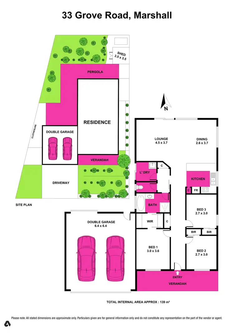 Floorplan of Homely house listing, 33 Grove Road, Marshall VIC 3216