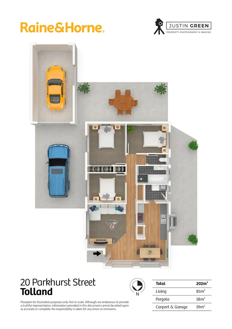 Floorplan of Homely house listing, 20 Parkhurst Street, Tolland NSW 2650