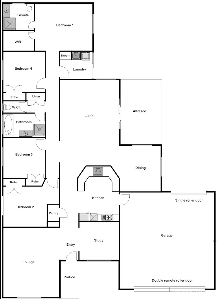 Floorplan of Homely house listing, 31 HUNTINGFIELD DRIVE, Warrnambool VIC 3280