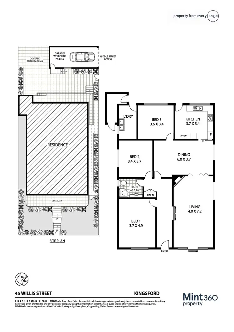 Floorplan of Homely house listing, 45 Willis Street, Kingsford NSW 2032
