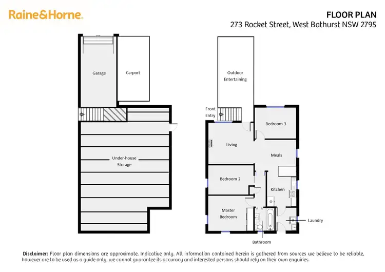 Floorplan of Homely house listing, 273 Rocket Street, West Bathurst NSW 2795