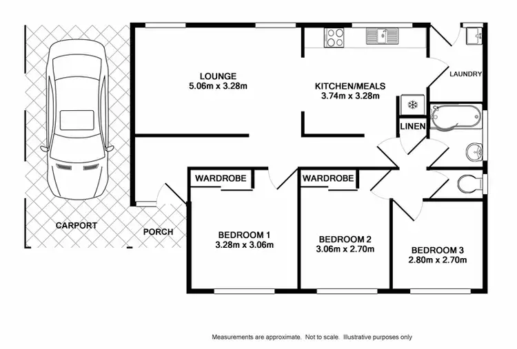 Floorplan of Homely house listing, 40 Kembla Crescent, Ruse NSW 2560