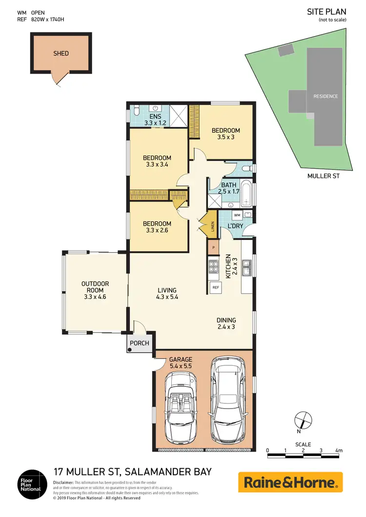 Floorplan of Homely house listing, 17 Muller Street, Salamander Bay NSW 2317