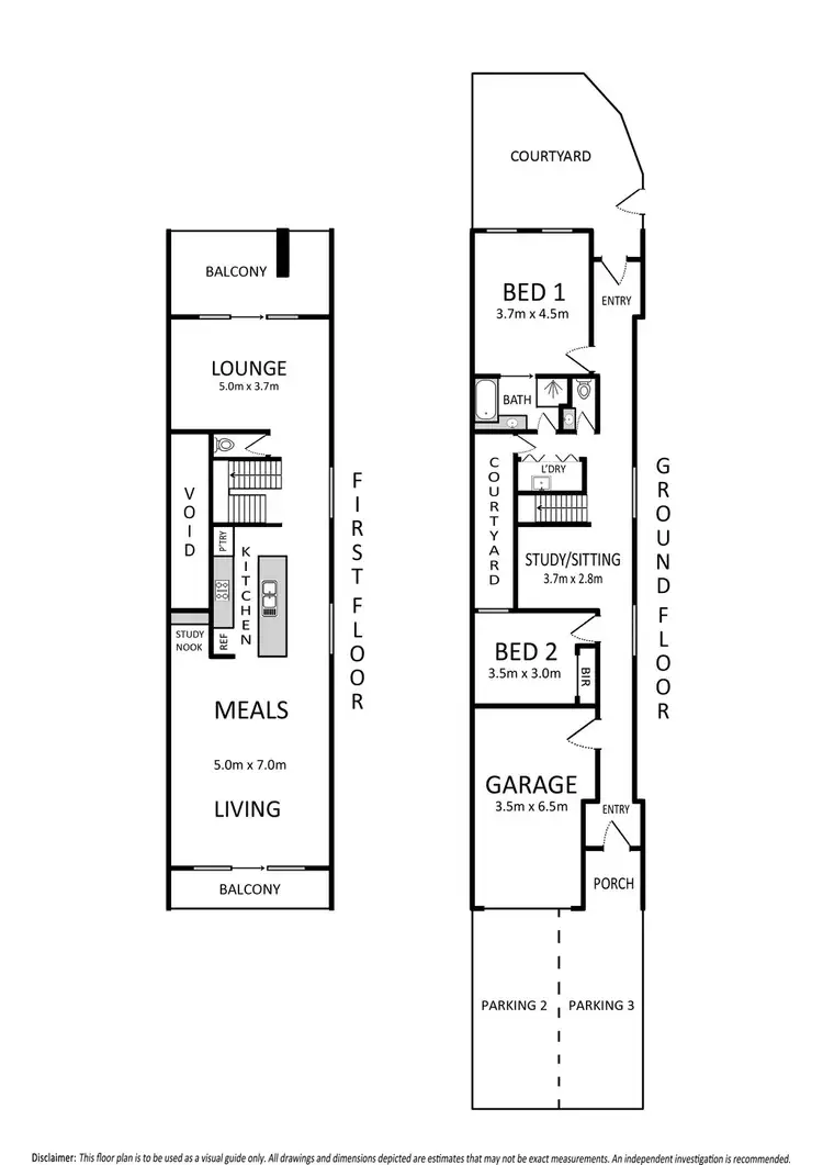 Floorplan of Homely house listing, 1/26 Clairview Road, Deer Park VIC 3023