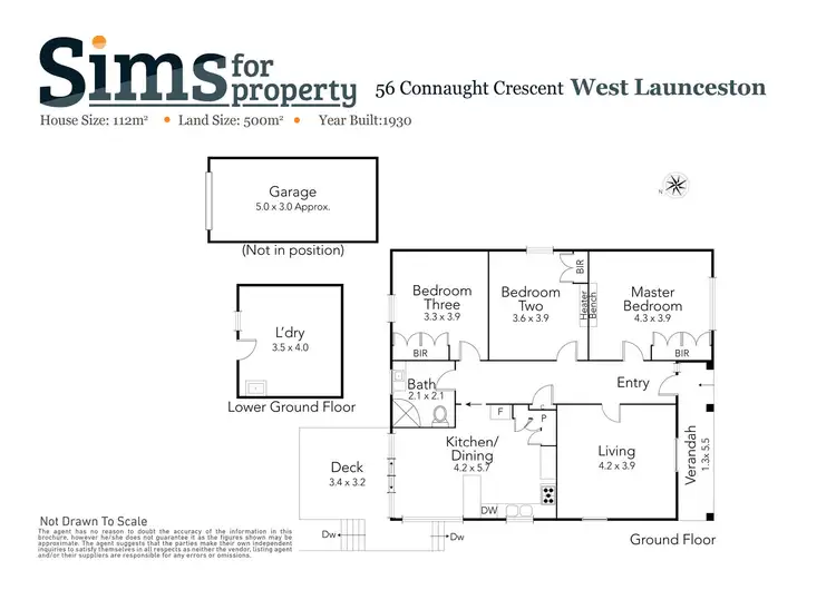 Floorplan of Homely house listing, 56 Connaught Crescent, West Launceston TAS 7250