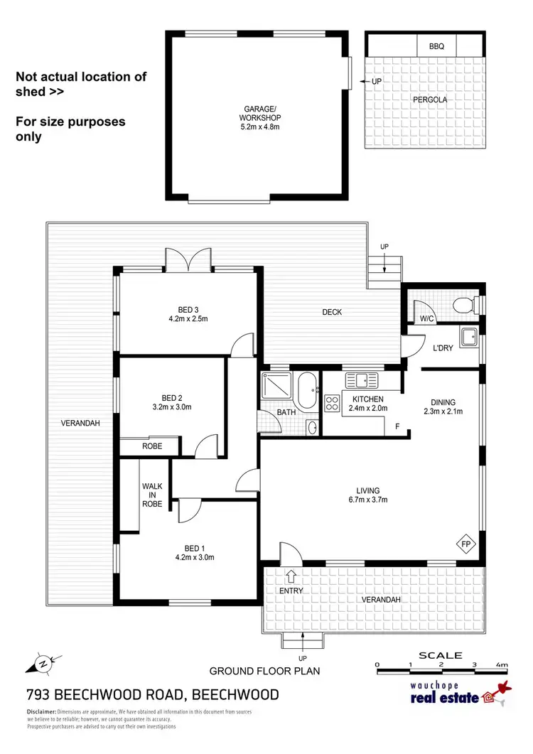 Floorplan of Homely house listing, 793 Beechwood Road, Beechwood NSW 2446