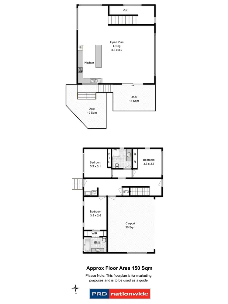Floorplan of Homely house listing, 2/8 Lennox Avenue, Lutana TAS 7009