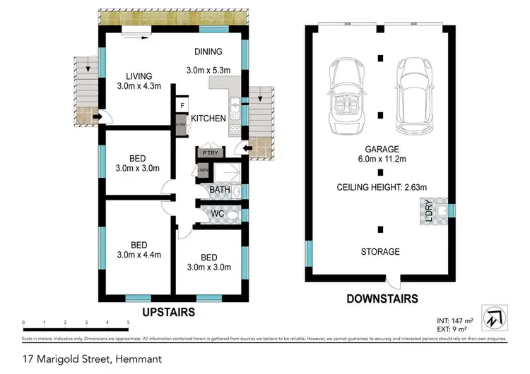 Floorplan of Homely house listing, 17 MARIGOLD STREET, Hemmant QLD 4174