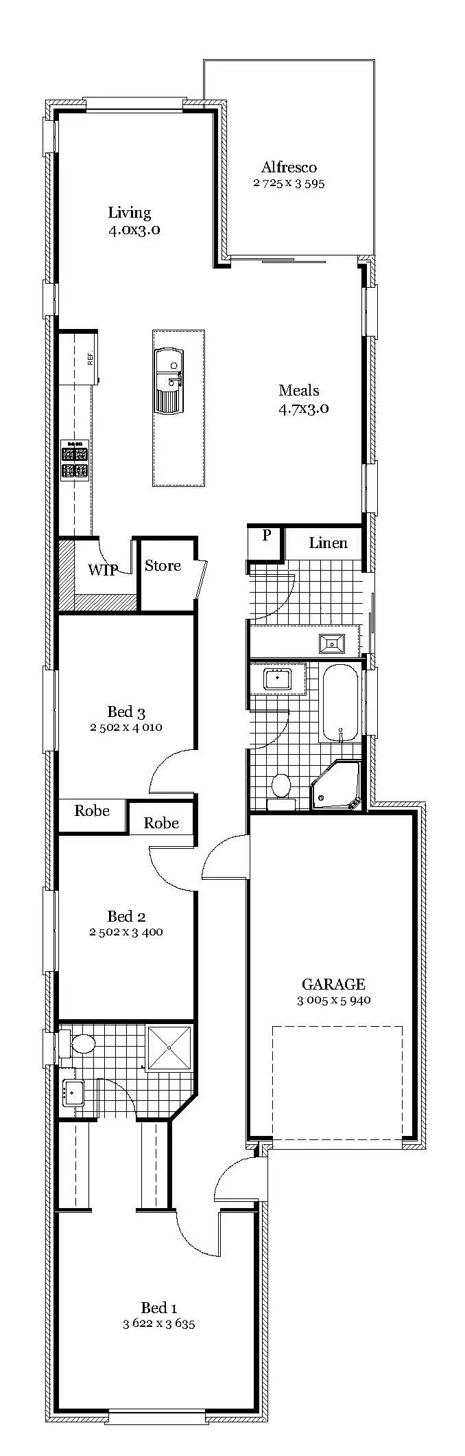 Floorplan of Homely house listing, Lot 1 Manuel St, Hendon SA 5014