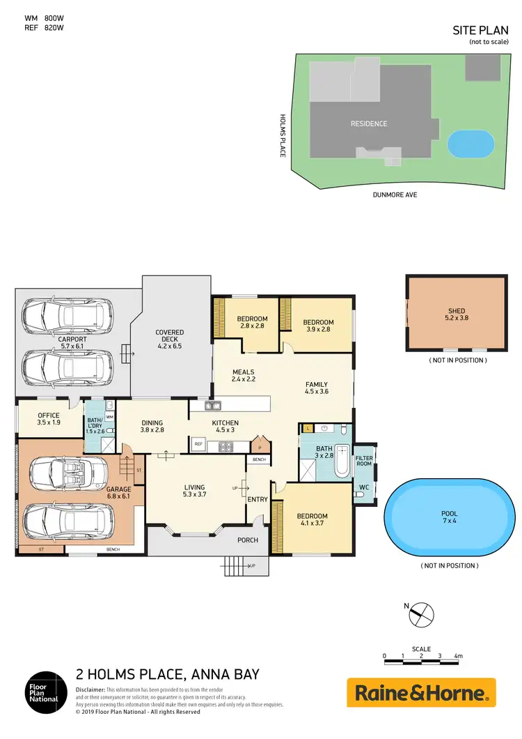 Floorplan of Homely house listing, 2 Holms Place, Anna Bay NSW 2316