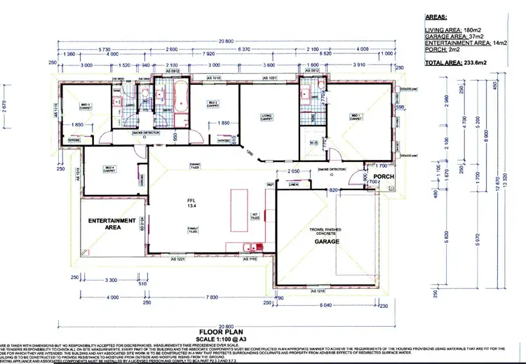 Floorplan of Homely house listing, 35 Tarragon Drive, Wauchope NSW 2446