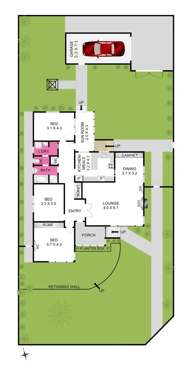 Floorplan of Homely house listing, 122 Settlement Rd, Belmont VIC 3216