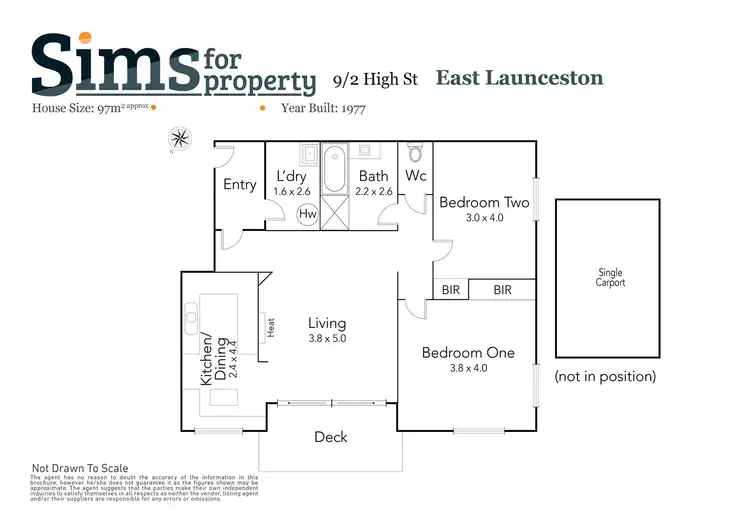 Floorplan of Homely unit listing, 9/2 High Street, East Launceston TAS 7250
