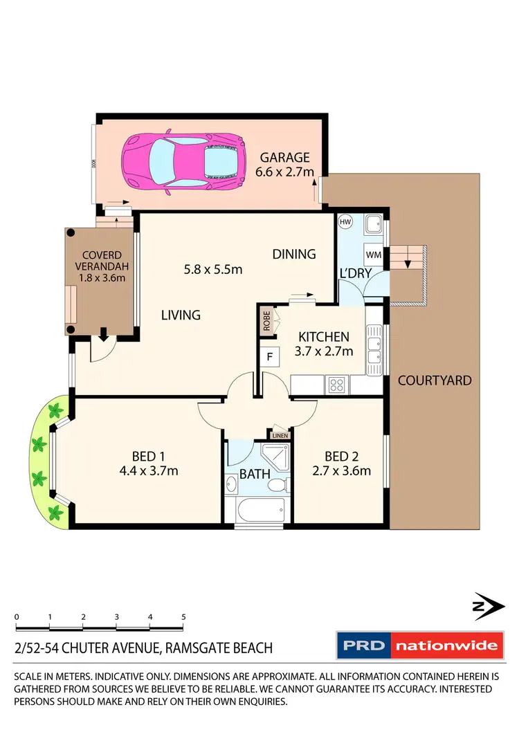 Floorplan of Homely villa listing, 2/52-54 Chuter Avenue, Ramsgate Beach NSW 2217