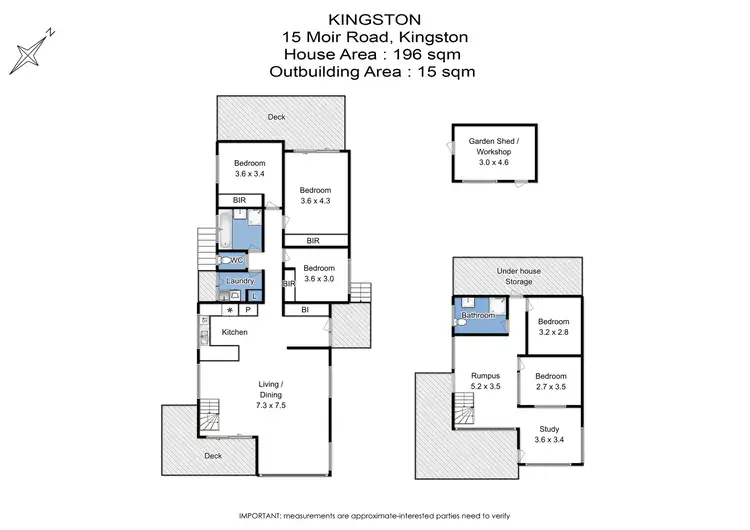 Floorplan of Homely house listing, 15 Moir Road, Kingston TAS 7050