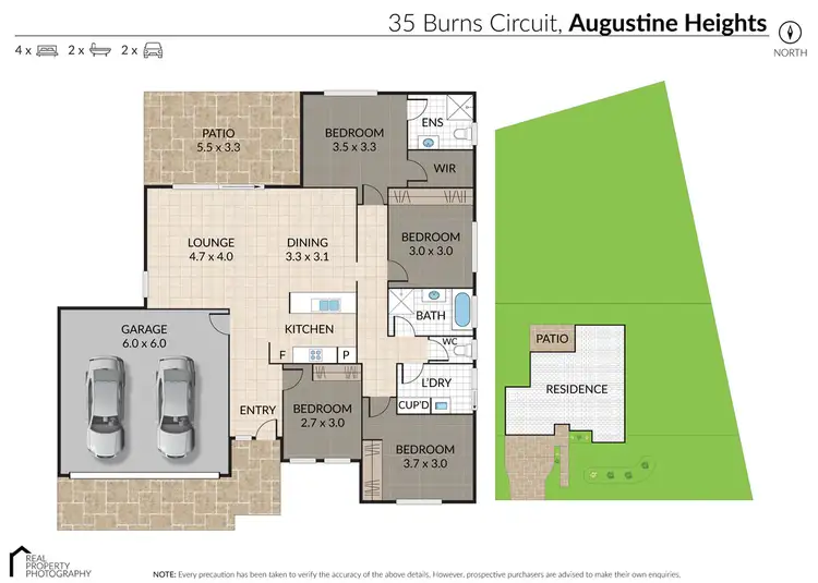 Floorplan of Homely house listing, 35 Burns Circuit, Augustine Heights QLD 4300