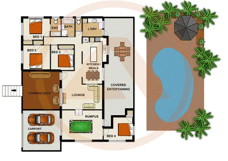 Floorplan of Homely house listing, 36 Dracon Street, Regents Park QLD 4118