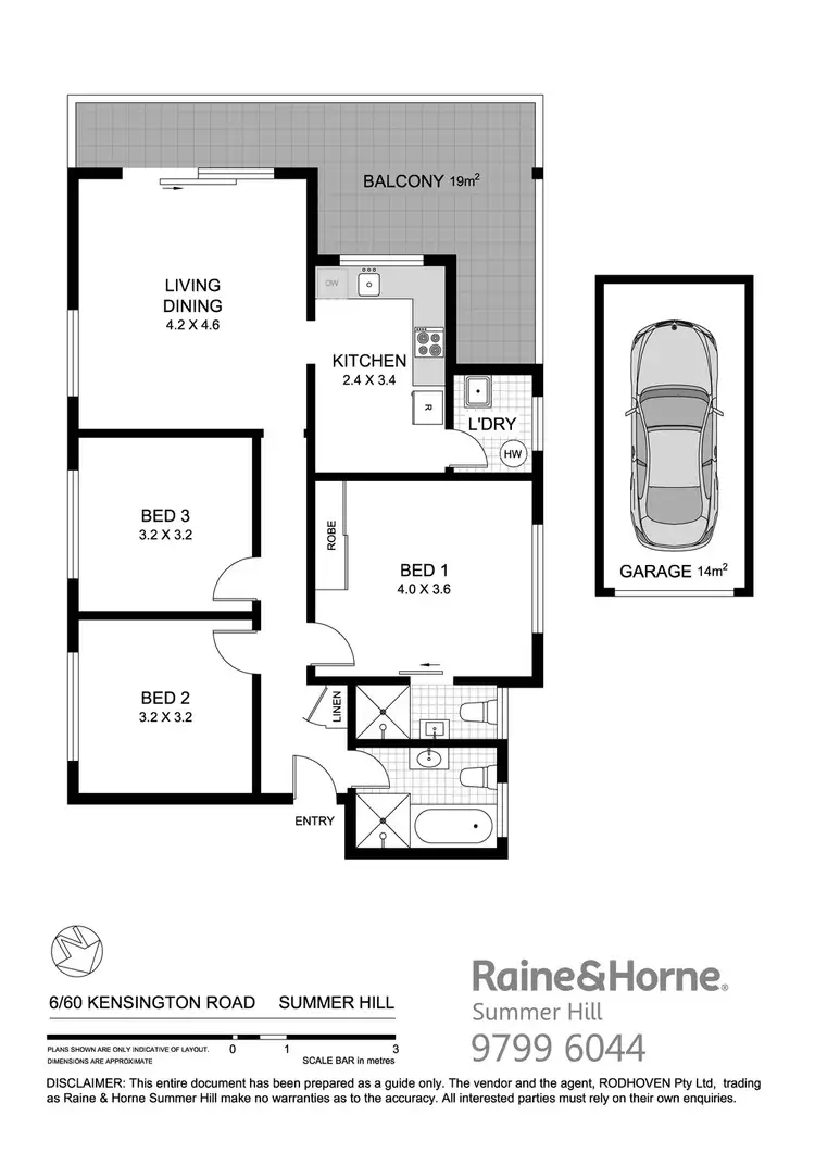 Floorplan of Homely apartment listing, 6/60 Kensington Road, Summer Hill NSW 2130