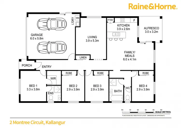 Floorplan of Homely house listing, 2 MONTREE CIRCUIT, Kallangur QLD 4503