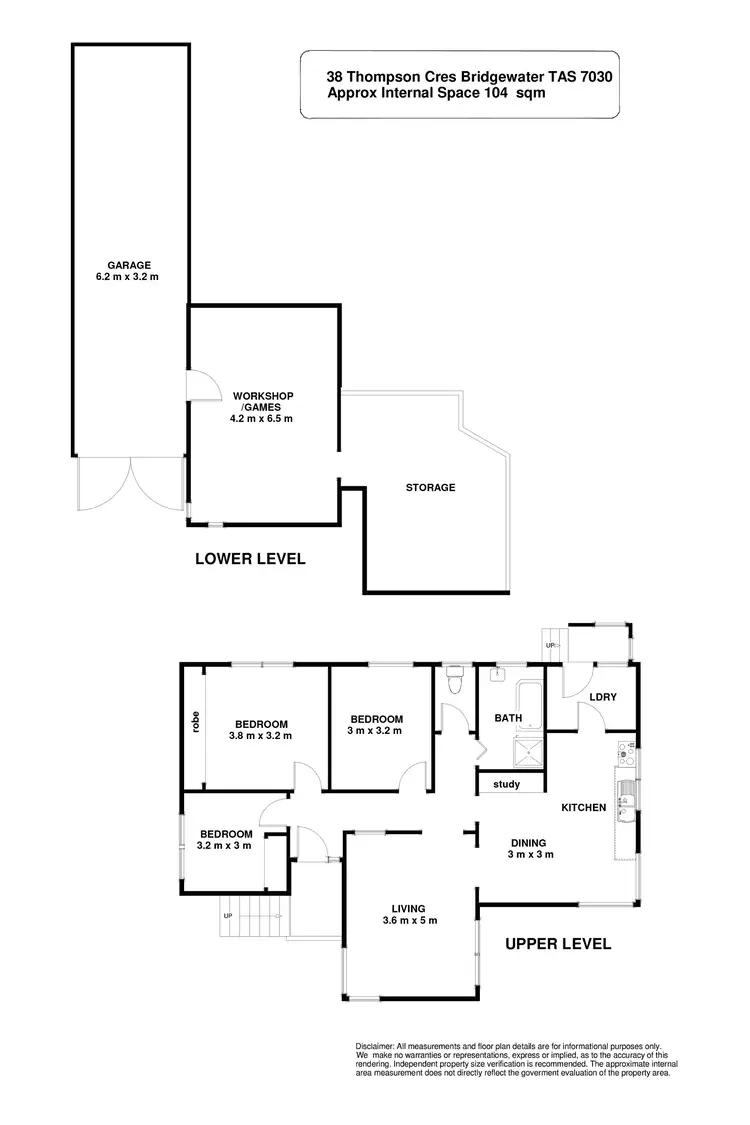 Floorplan of Homely house listing, 38 Thompson Crescent, Bridgewater TAS 7030