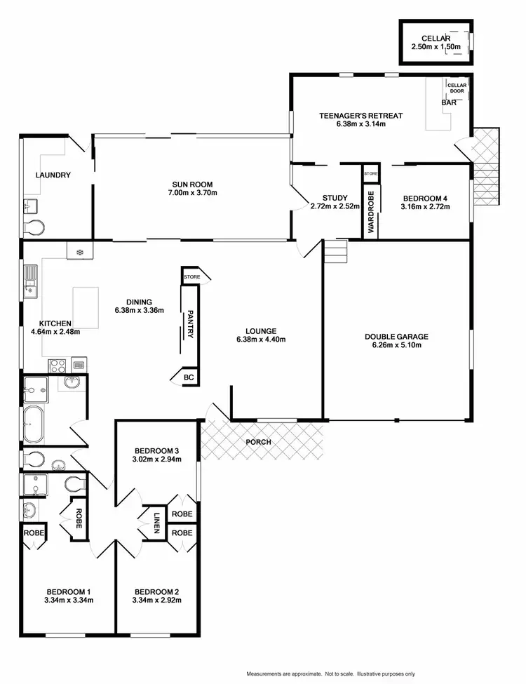 Floorplan of Homely house listing, 216 Broughton Street, Campbelltown NSW 2560