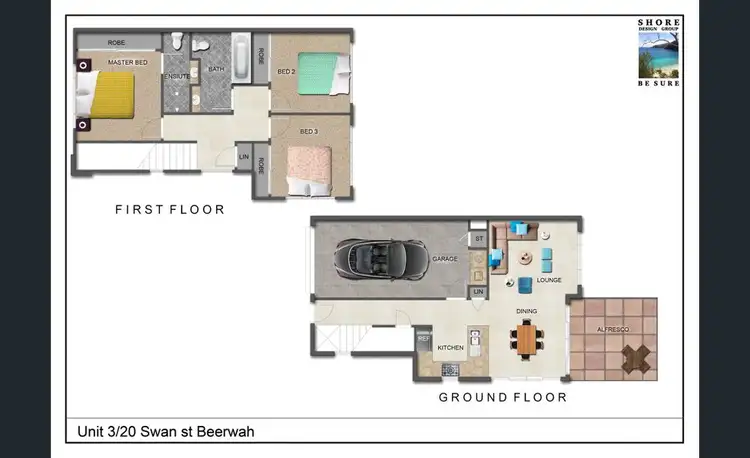 Floorplan of Homely house listing, Unit 3 20 Swan Street, Beerwah QLD 4519