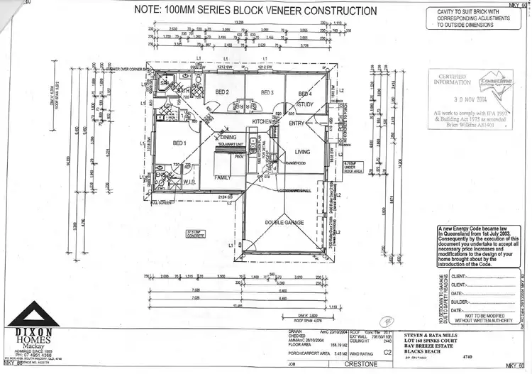 Floorplan of Homely house listing, 18 Spinks Court, Eimeo QLD 4740