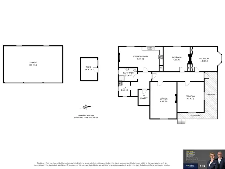 Floorplan of Homely house listing, 2 Frederick Street, Ringarooma TAS 7263