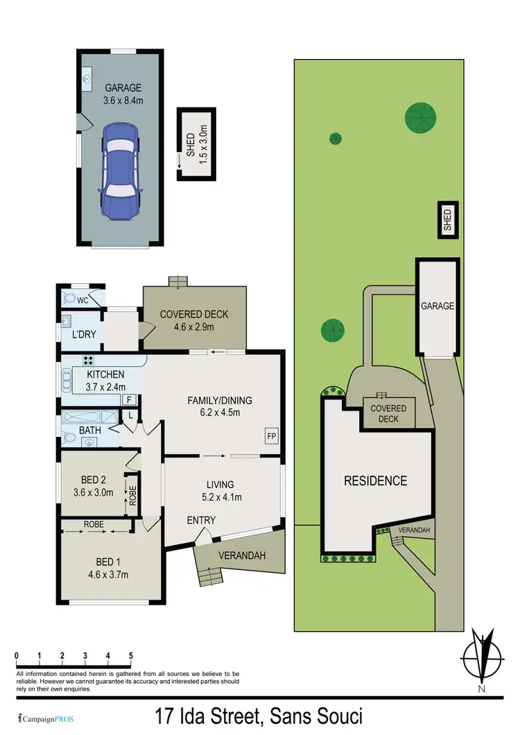 Floorplan of Homely house listing, 17 Ida Street, Sans Souci NSW 2219