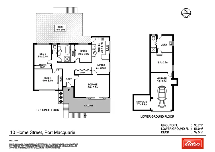 Floorplan of Homely house listing, 10 Home Street, Port Macquarie NSW 2444