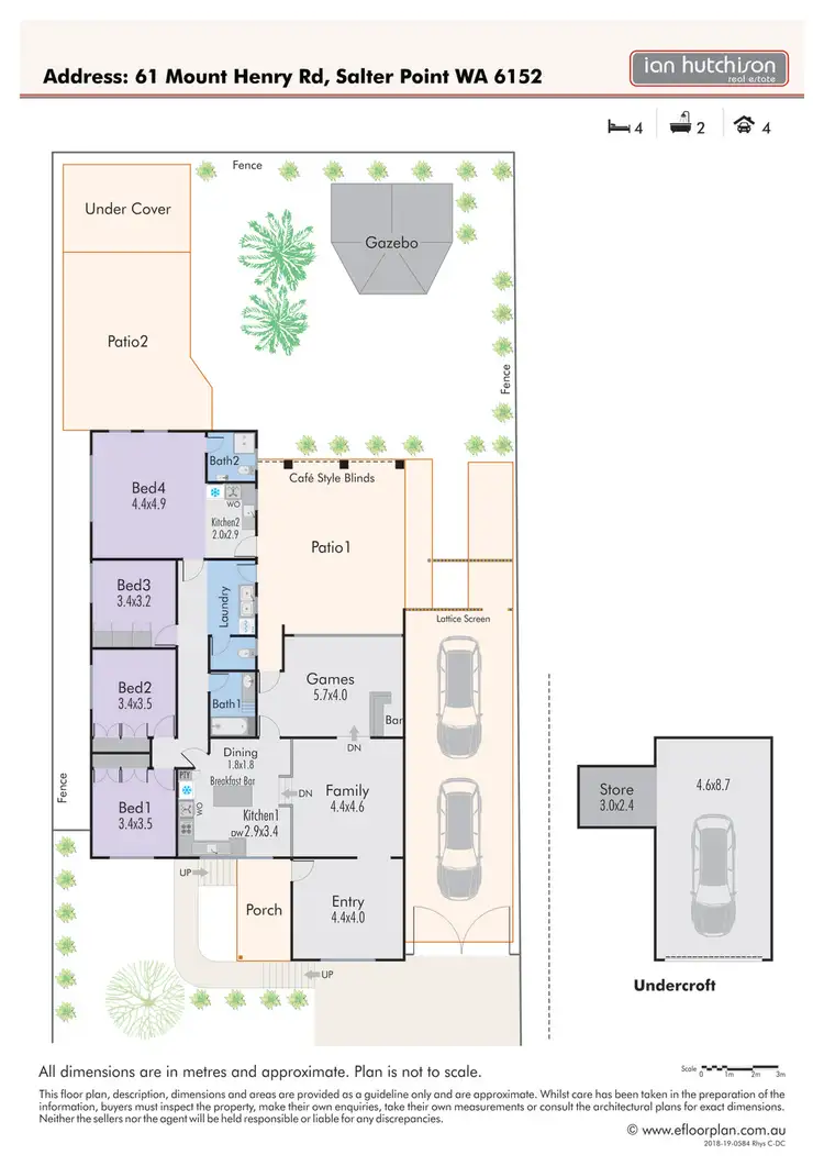 Floorplan of Homely house listing, 61 Mount Henry Road, Salter Point WA 6152