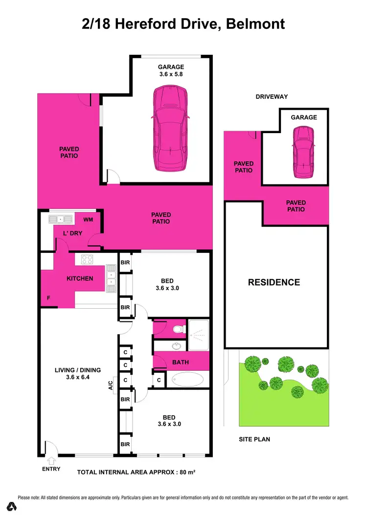 Floorplan of Homely house listing, 2/18 Hereford Drive, Belmont VIC 3216