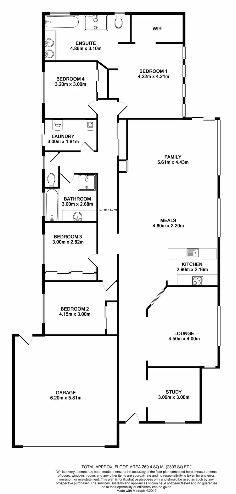Floorplan of Homely house listing, 24 Carabeen Way, Lyndhurst VIC 3975