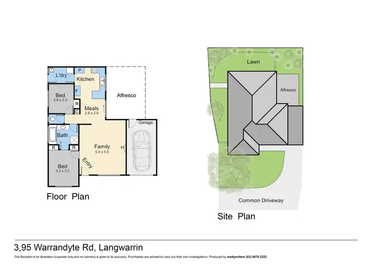 Floorplan of Homely unit listing, 3/95 Warrandyte Road, Langwarrin VIC 3910