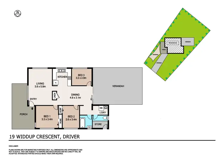 Floorplan of Homely house listing, 19 Widdup Crescent, Driver NT 830