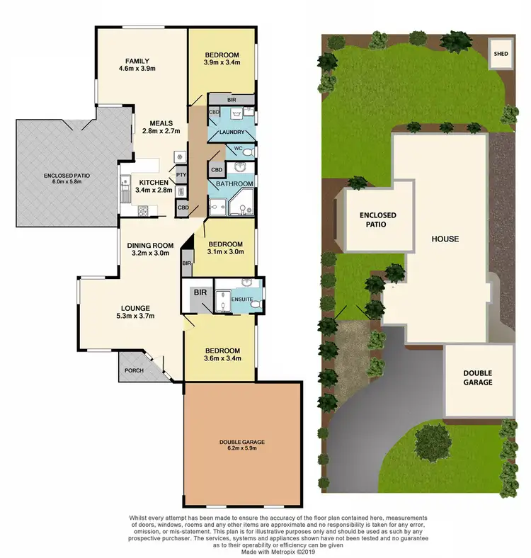 Floorplan of Homely house listing, 58 Rangeview Drive, Skye VIC 3977