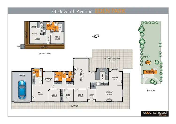 Floorplan of Homely house listing, 74 Eleventh Ave, Eden Park VIC 3757