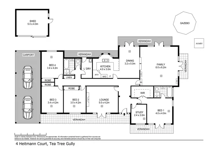 Floorplan of Homely house listing, 4 Heitmann Court, Tea Tree Gully SA 5091